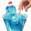 ソーダフロート 2枚目
