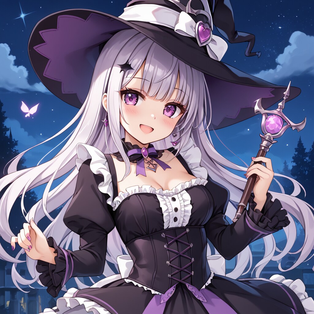 フリフリな魔法使いさん。