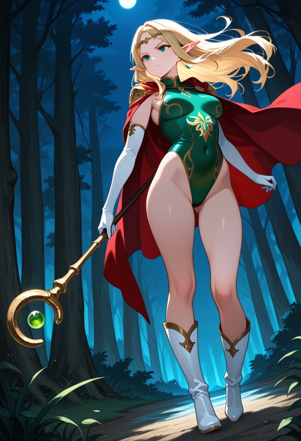 魔導士レオタードエルフ