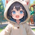 元気なわんこの小さな女の子 2枚目