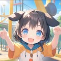 元気なわんこの小さな女の子 4枚目