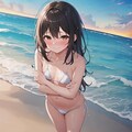 ビキニお姉ちゃん（ロングヘア） 2枚目
