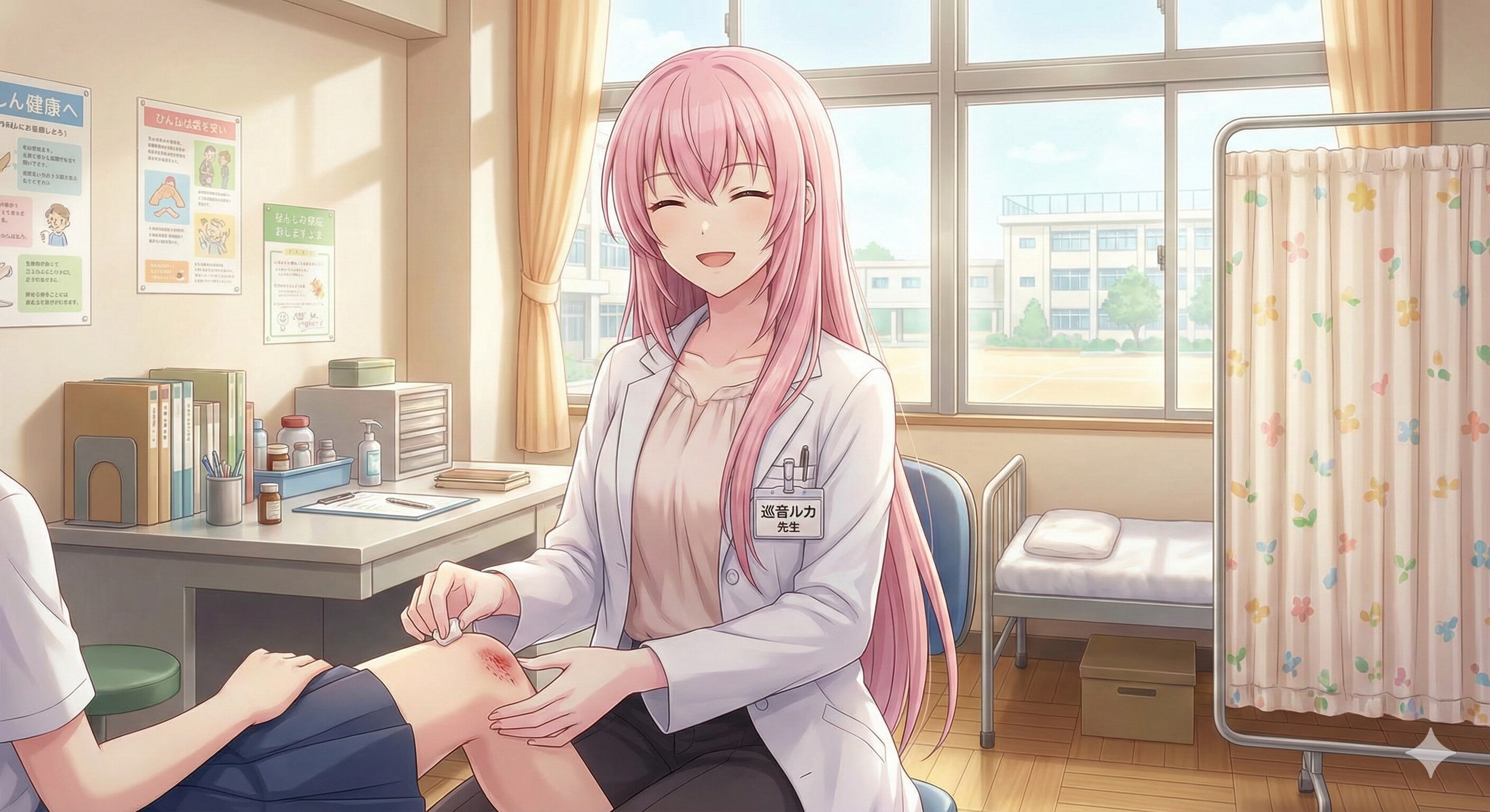 保健室のルカ先生 | の人気AIイラスト・グラビア