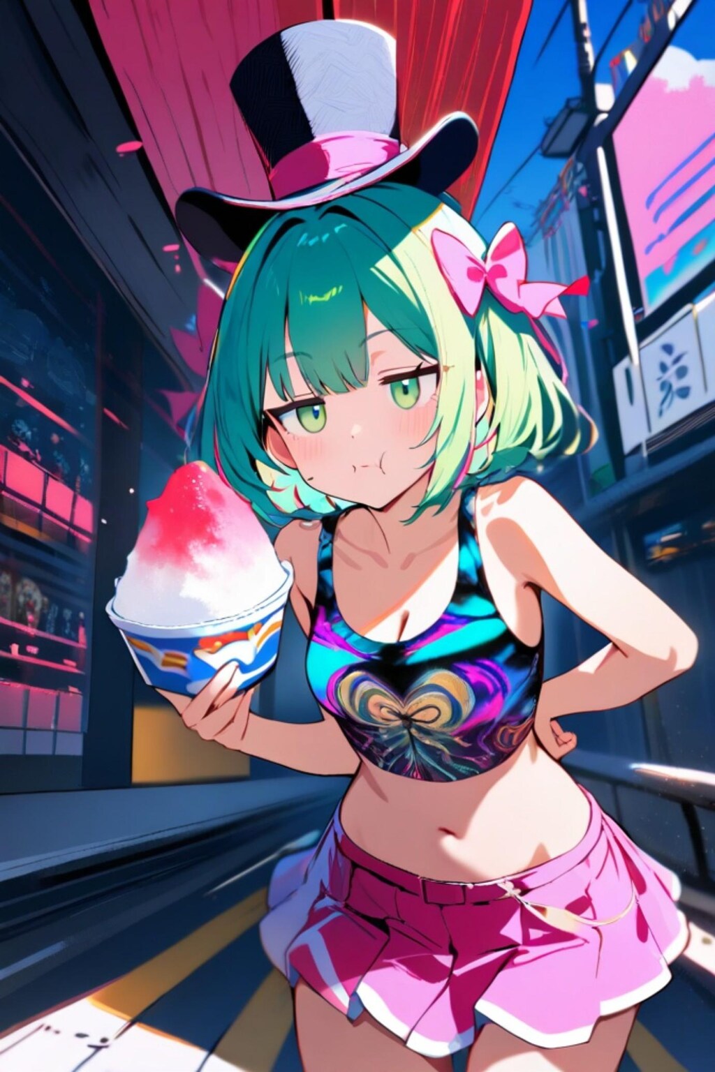 ちよるちゃんとかき氷