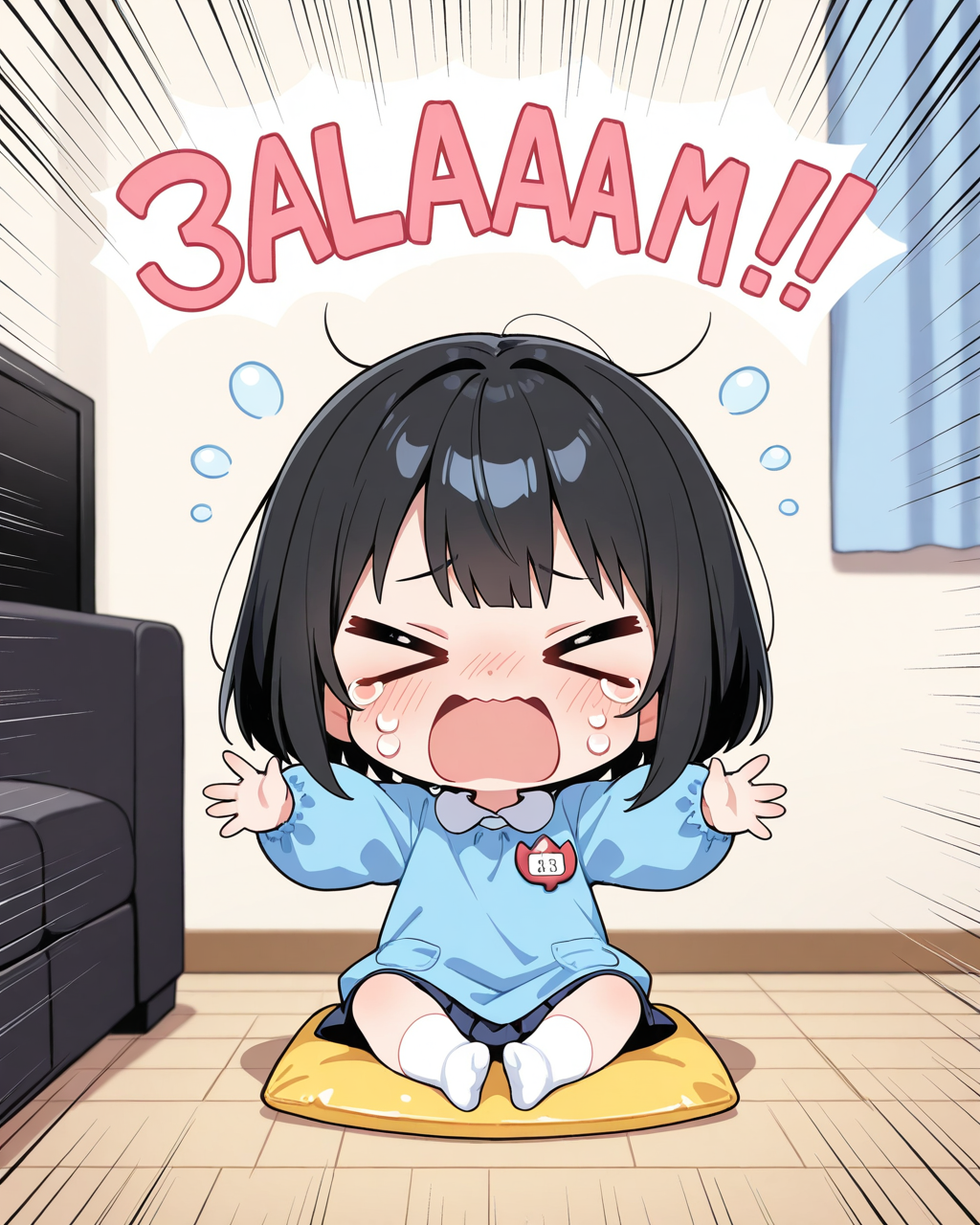 泣き叫ぶちーちゃん