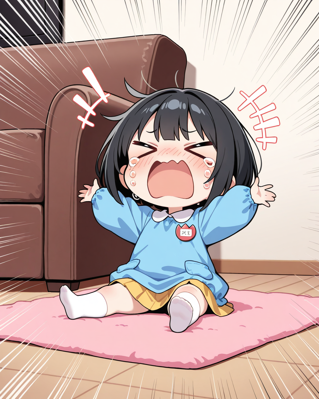 泣き叫ぶちーちゃん