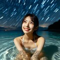 星空の海水浴 6枚目