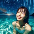 星空の海水浴 8枚目