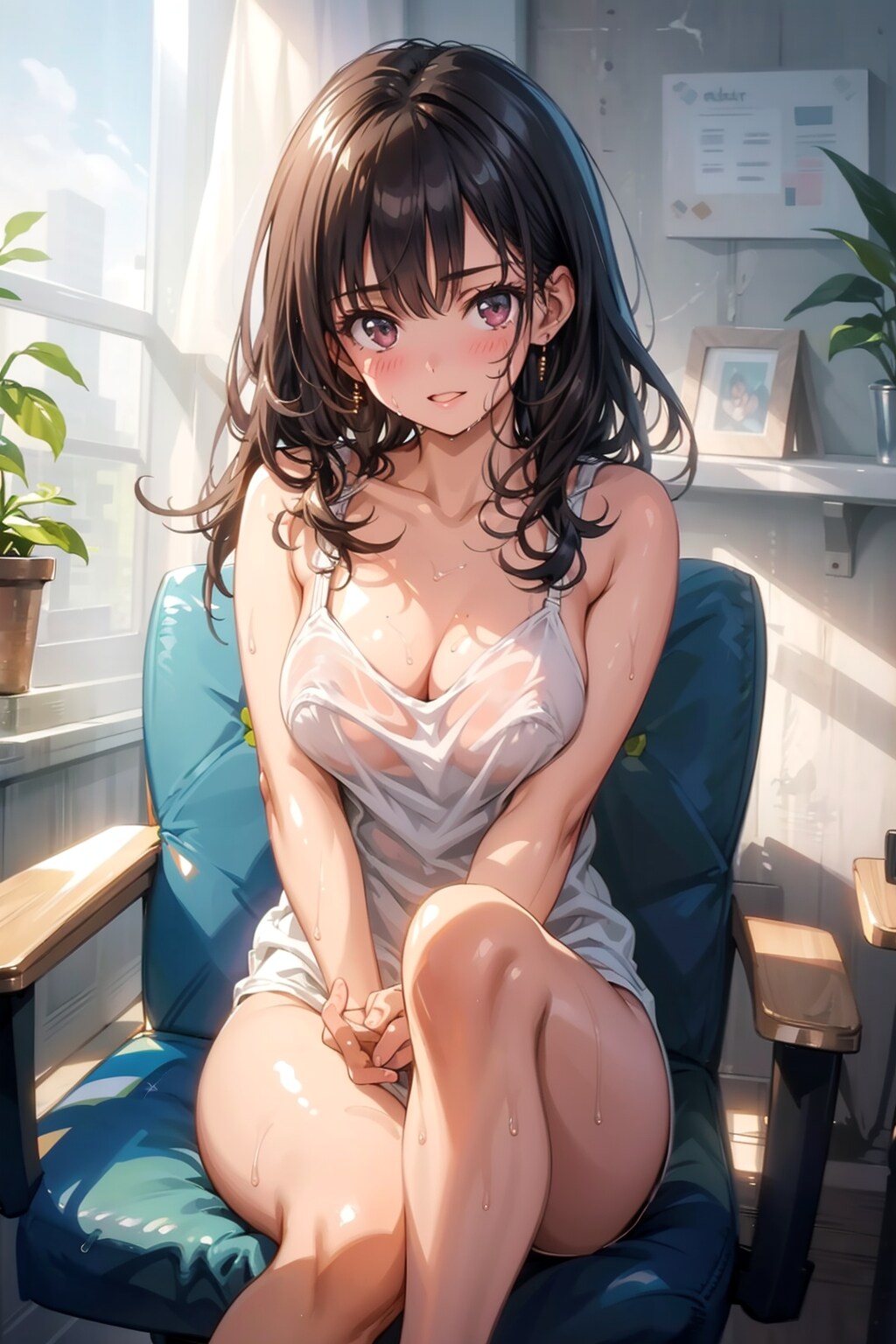 ロングヘアの美少女