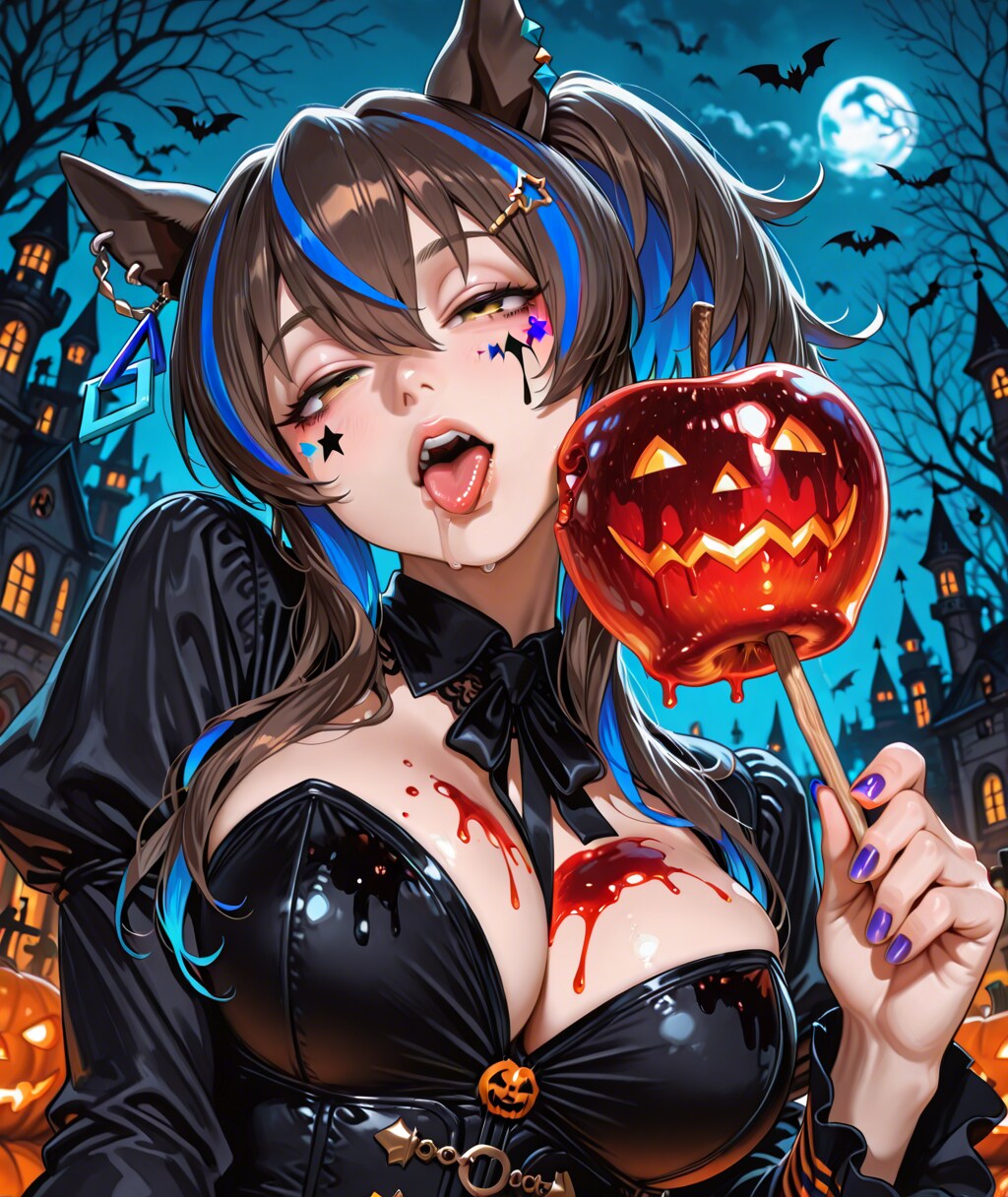 ハロウィンにはキャラメルアップル⑤