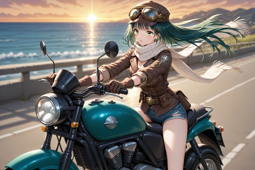 バイク好き彼女