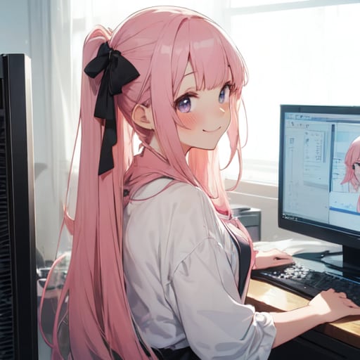 PC少女 | の人気AIイラスト・グラビア