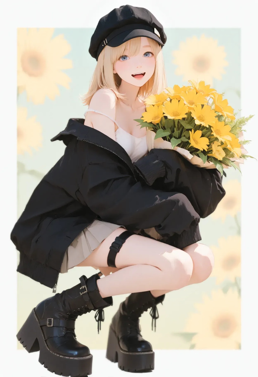 幸せの黄色い花束