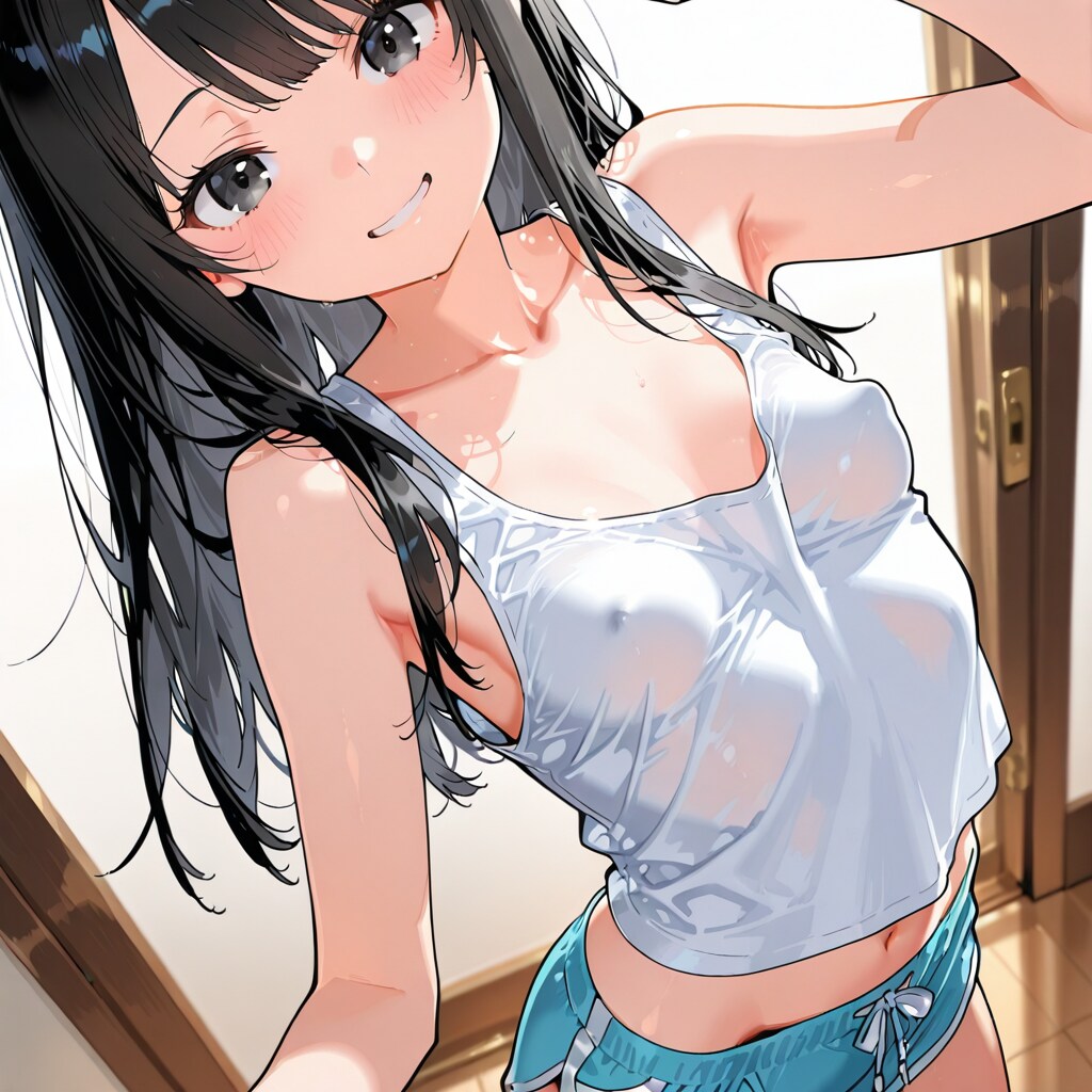 顔、赤いけど…