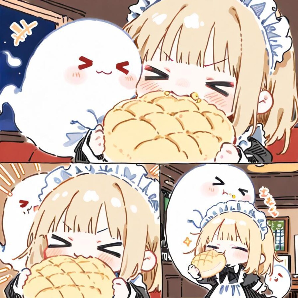 定期的に見たくなる(個人的に)おジャンボメロンパン🍈
