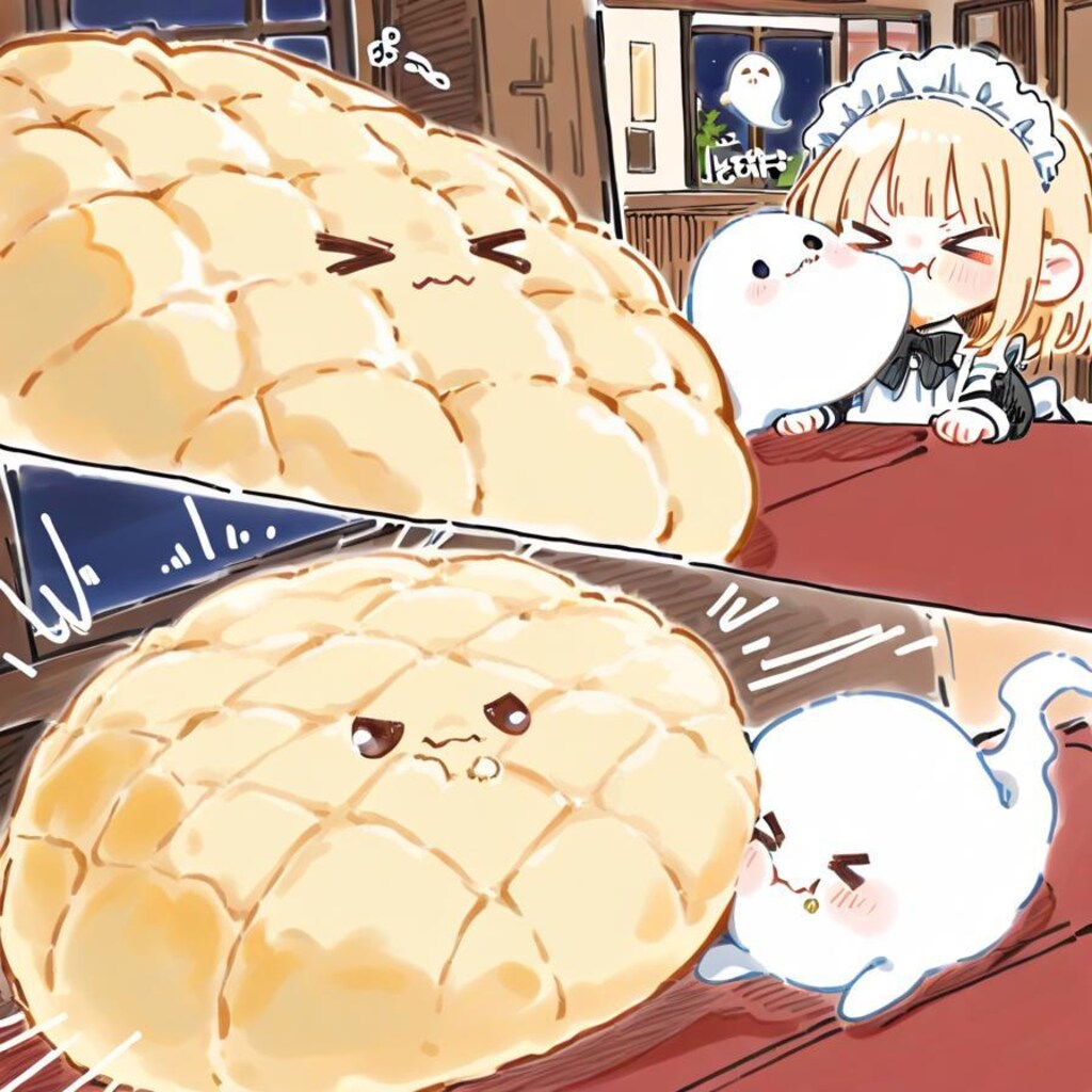 定期的に見たくなる(個人的に)おジャンボメロンパン🍈