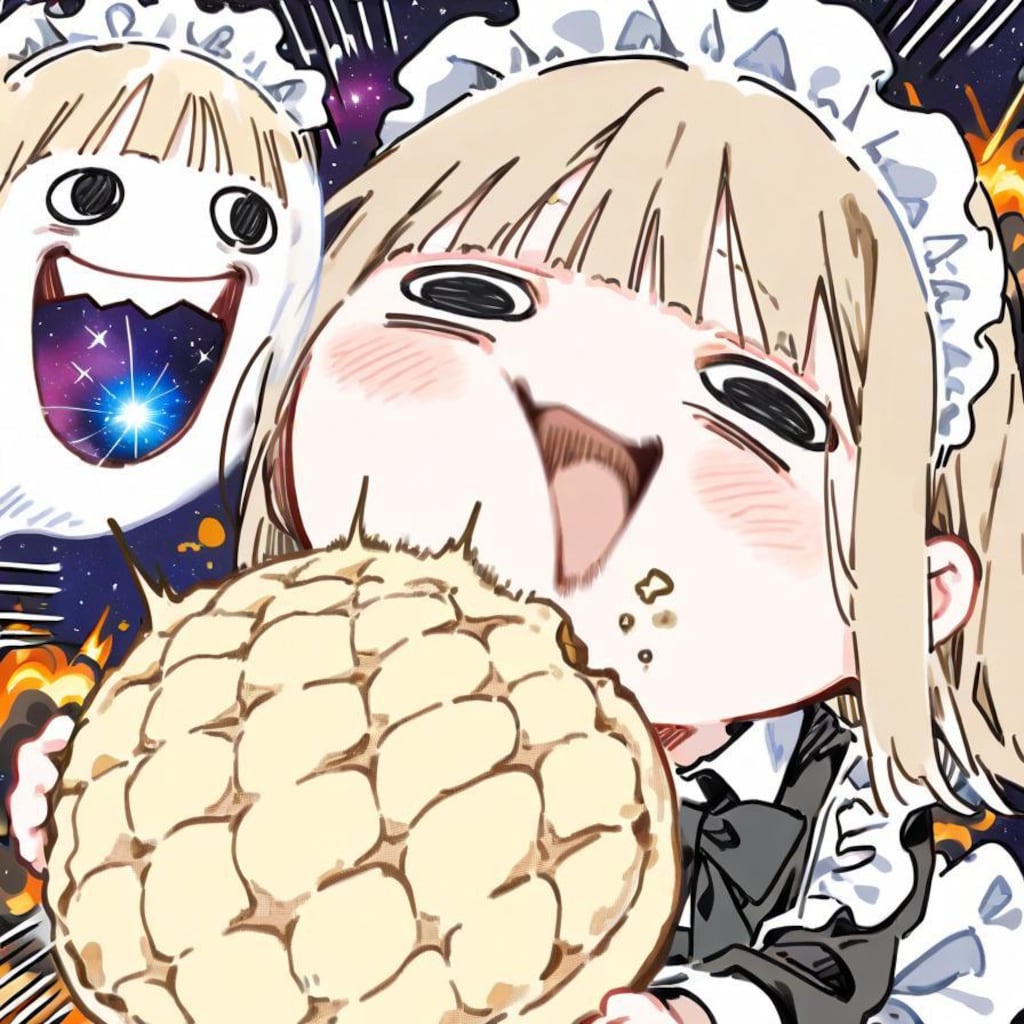定期的に見たくなる(個人的に)おジャンボメロンパン🍈