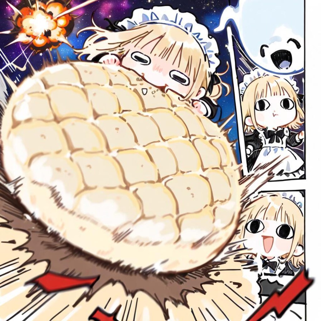 定期的に見たくなる(個人的に)おジャンボメロンパン🍈