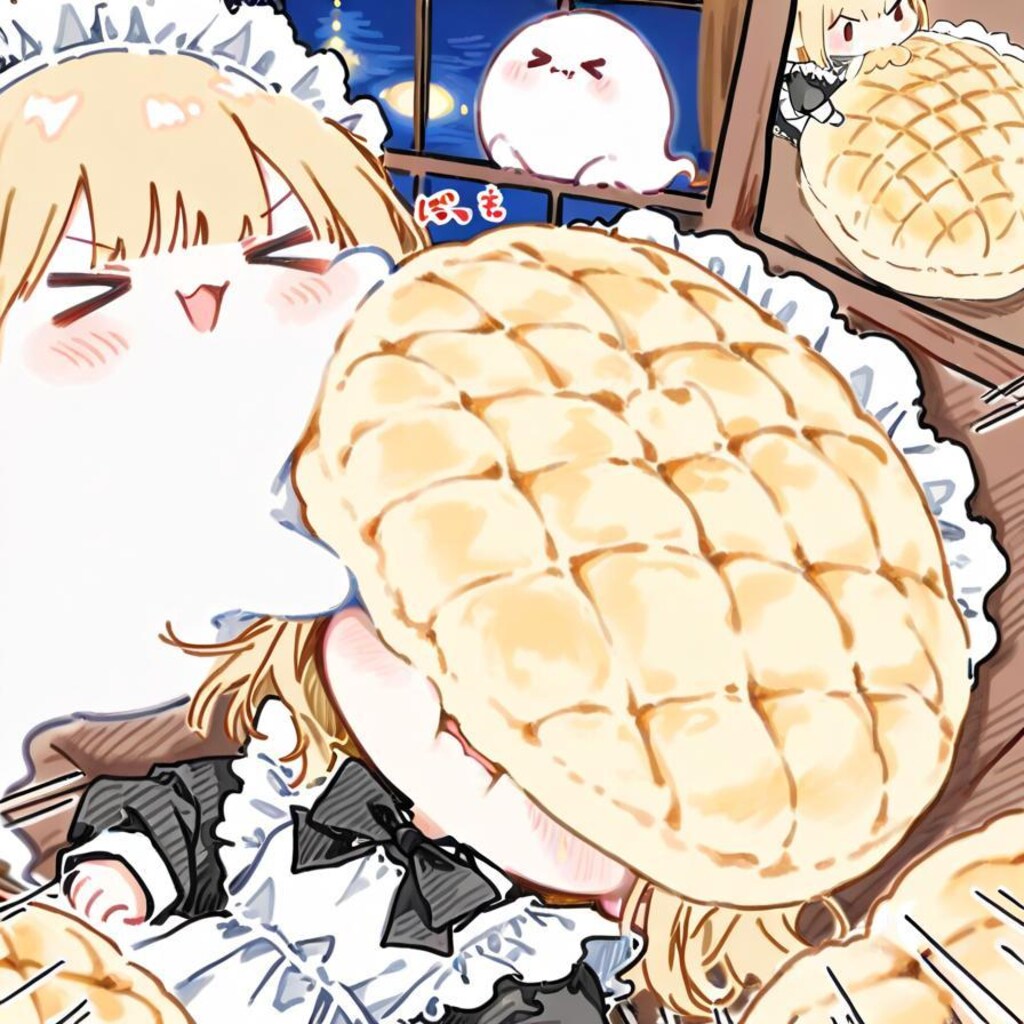 定期的に見たくなる(個人的に)おジャンボメロンパン🍈