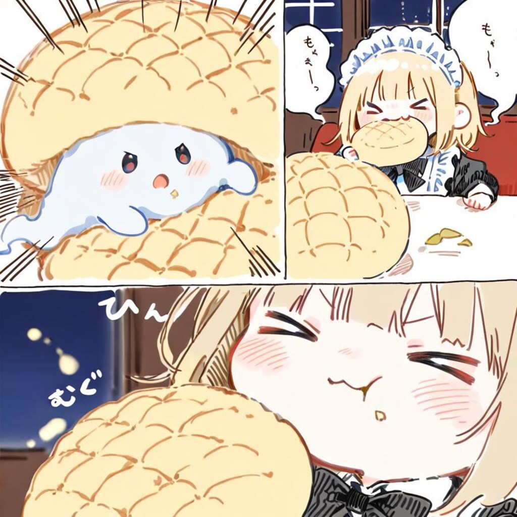定期的に見たくなる(個人的に)おジャンボメロンパン🍈