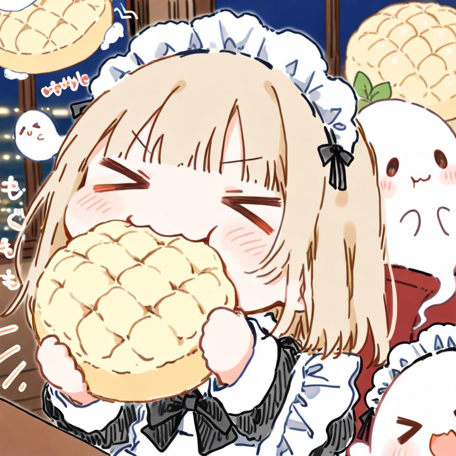 定期的に見たくなる(個人的に)おジャンボメロンパン🍈 | の人気AIイラスト・グラビア