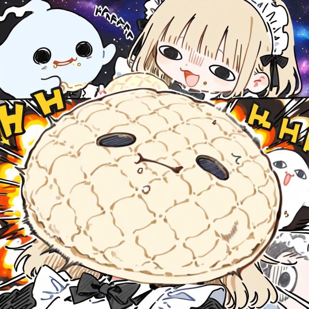 定期的に見たくなる(個人的に)おジャンボメロンパン🍈