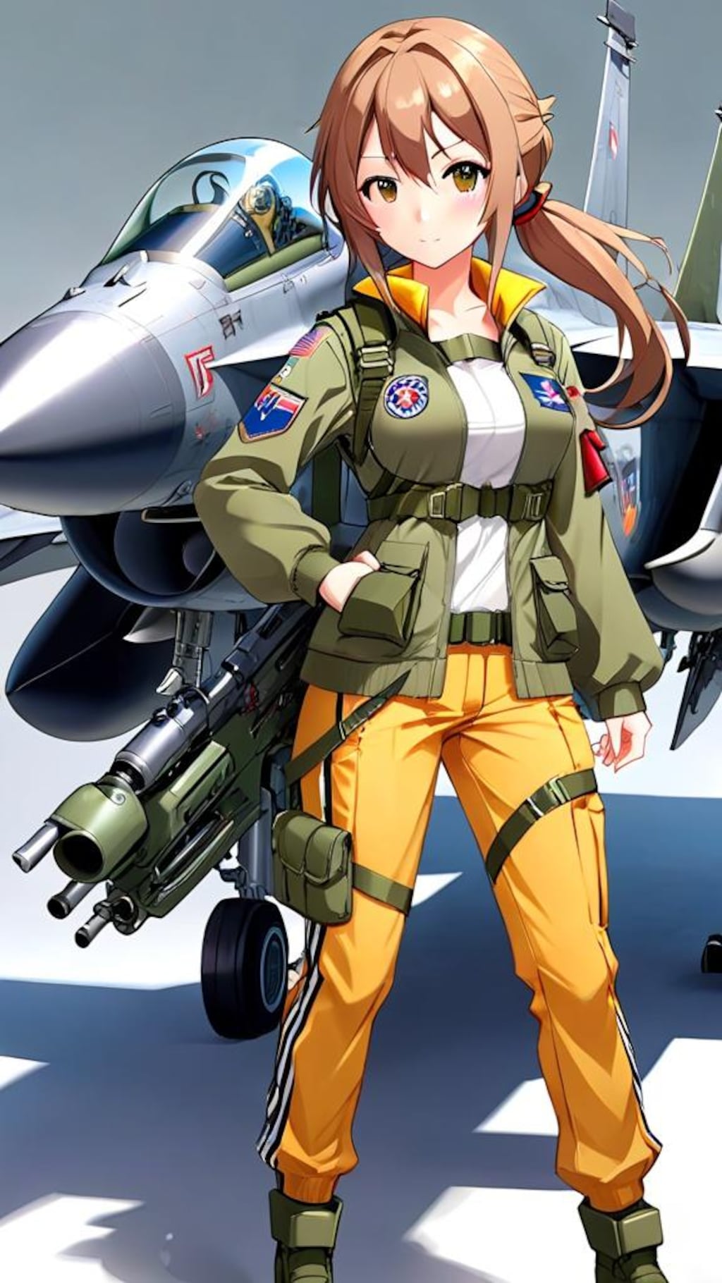 戦闘機の擬人化　F-15 イーグル