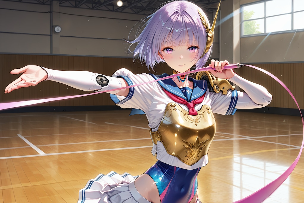 レオタードアーマー？のメカ娘