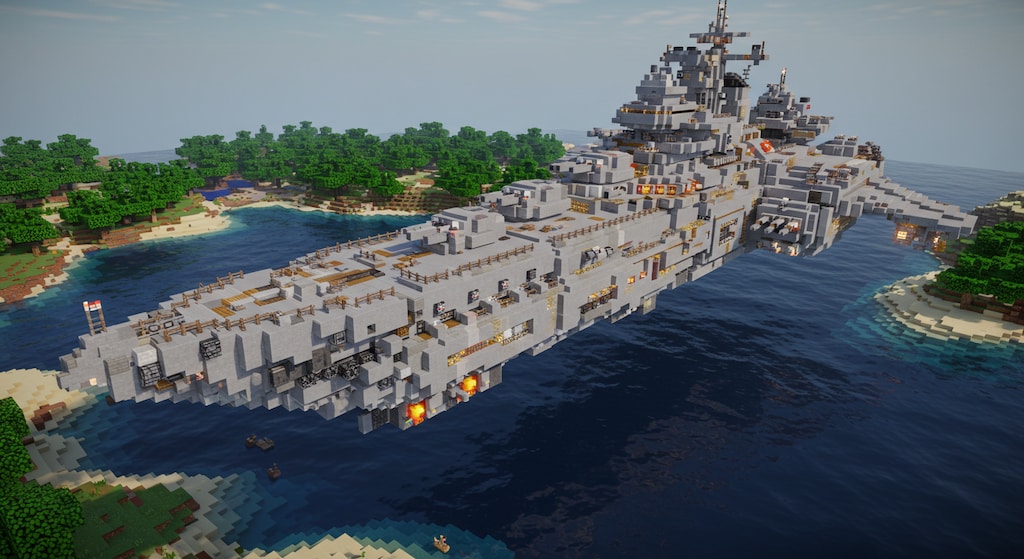 マインクラフト宇宙戦艦