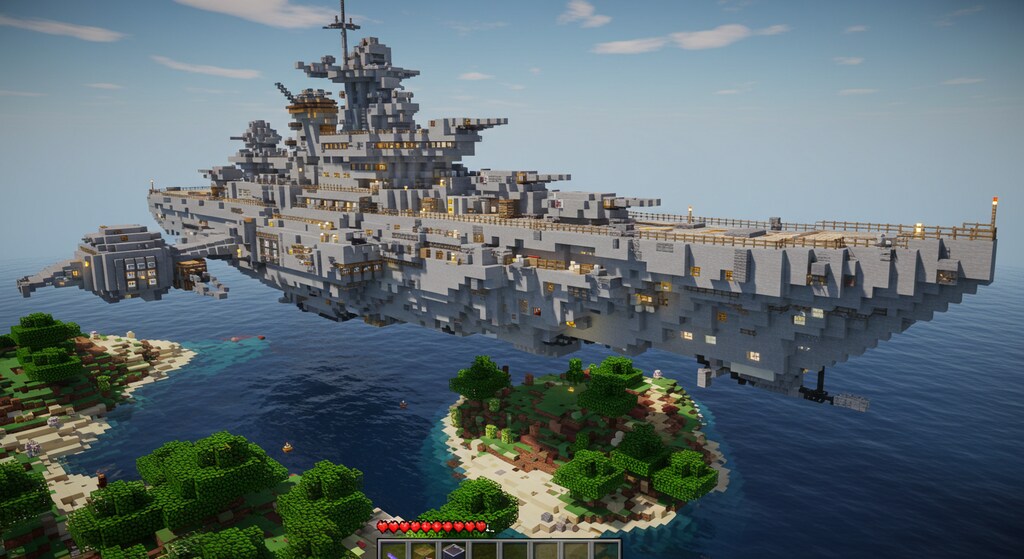 マインクラフト宇宙戦艦