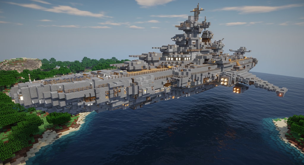 マインクラフト宇宙戦艦