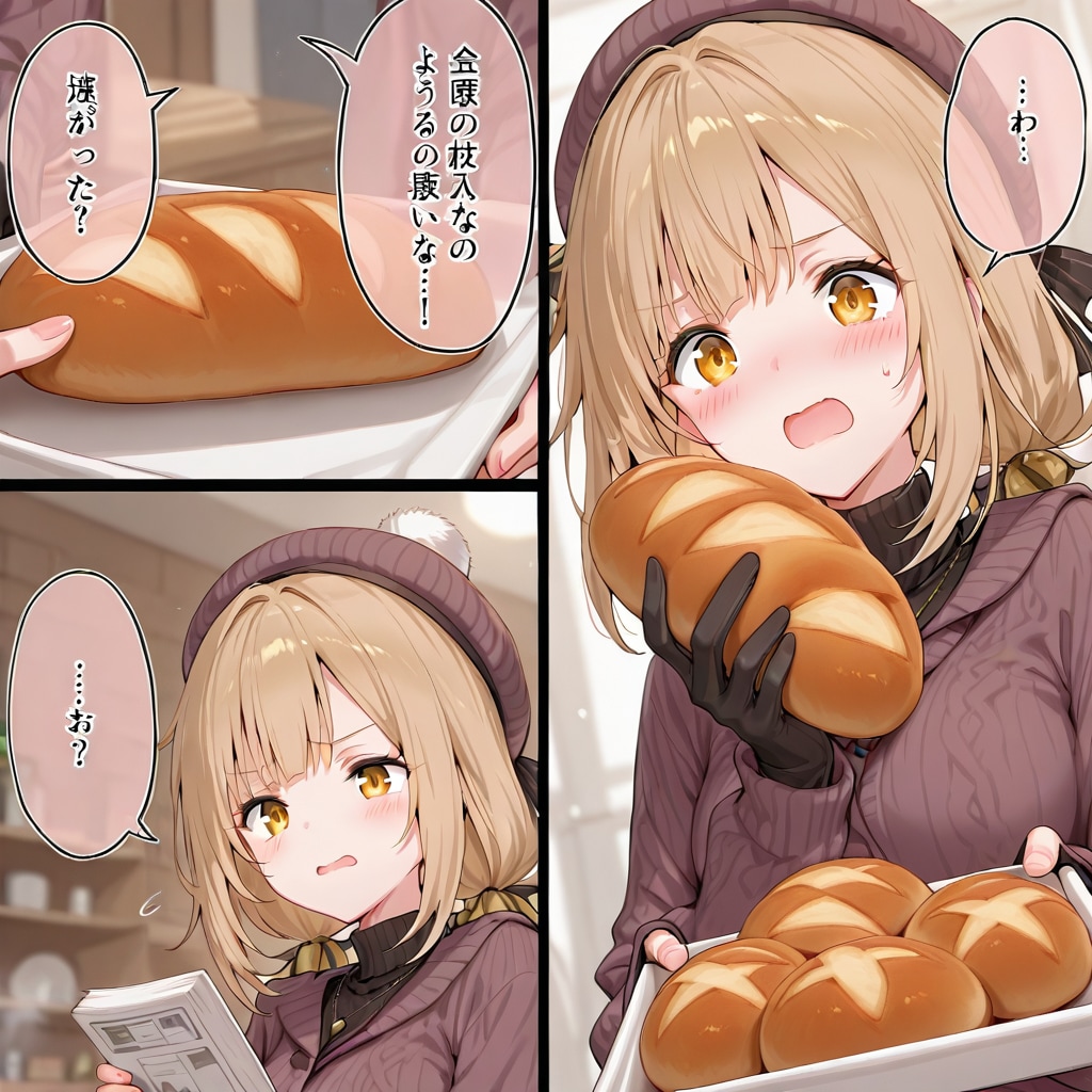パンがどうしても食べたい | の人気AIイラスト・グラビア