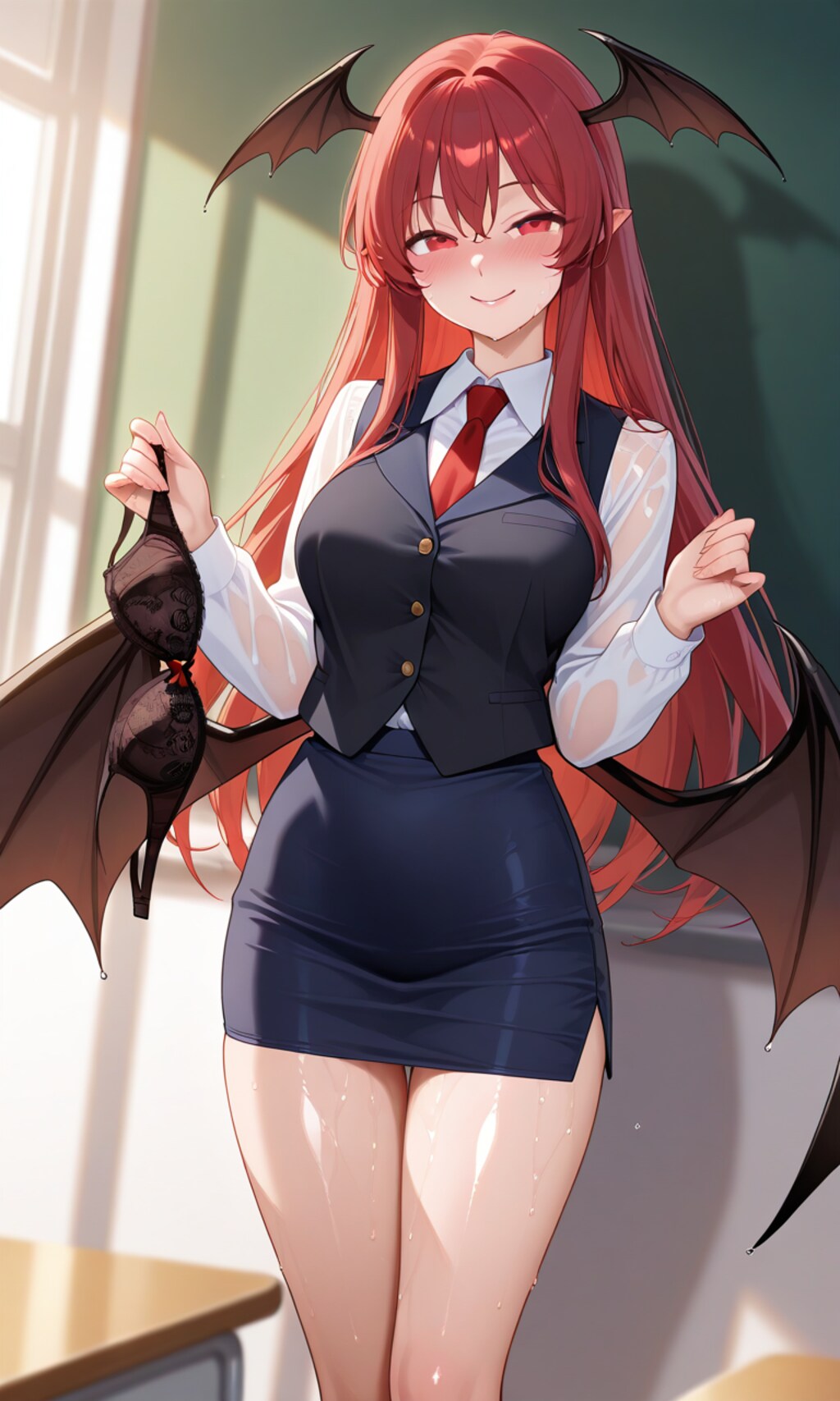 小悪魔　パン見せ　ブラ抜き