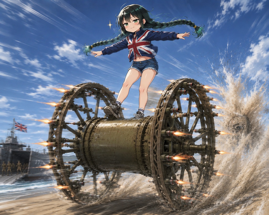 疾風パンジャンドラム