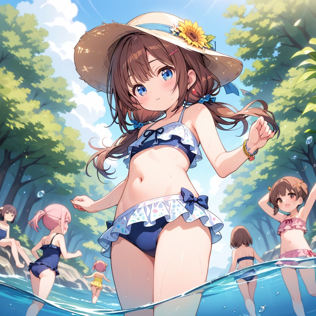 夏休み中でーす♡。