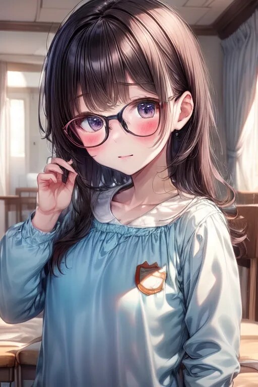 メガネ　園児