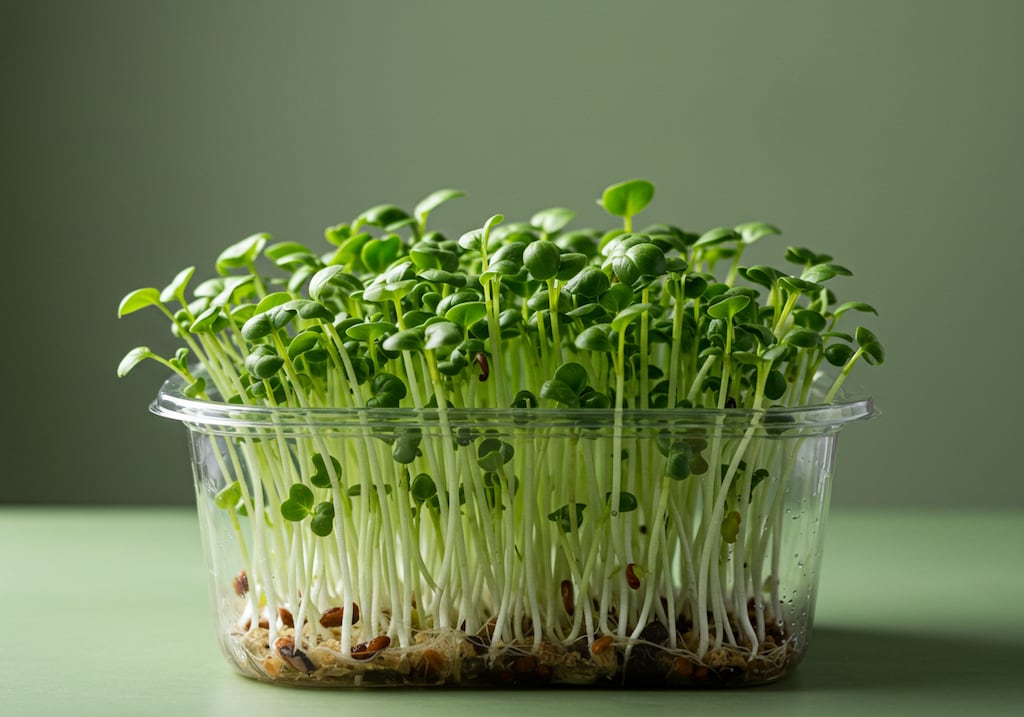 摩訶不思議食堂のかいわれ大根サラダセット