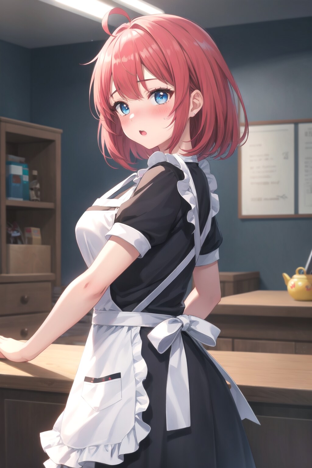 横からは恥ずかしい・・