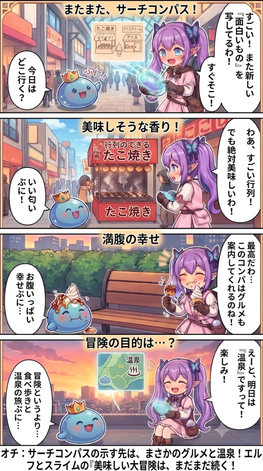 冒険者ギルドには内緒！〜ぷにっと満腹グルメ旅〜
