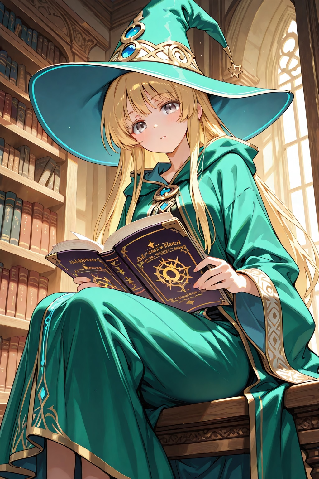 本と魔女 | の人気AIイラスト・グラビア