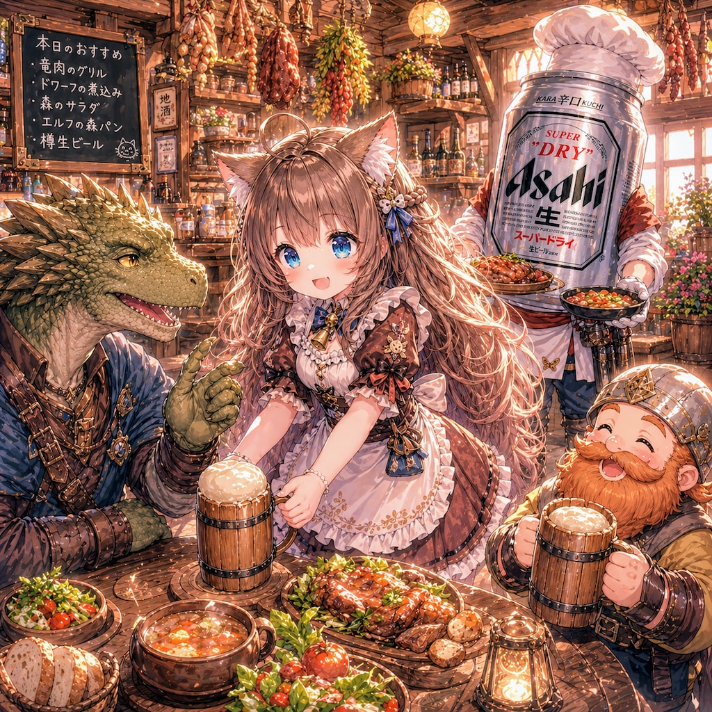 異世界酒場の小さな女の子