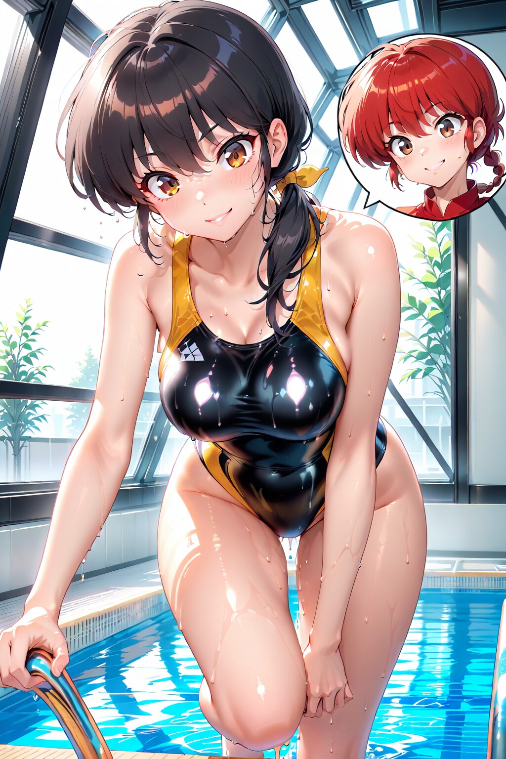 未来ちゃんin例のプール
