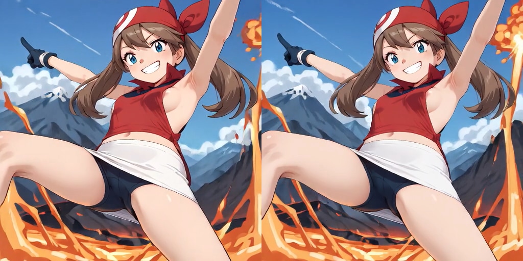立体視・ハルカ→エロメスガキ
