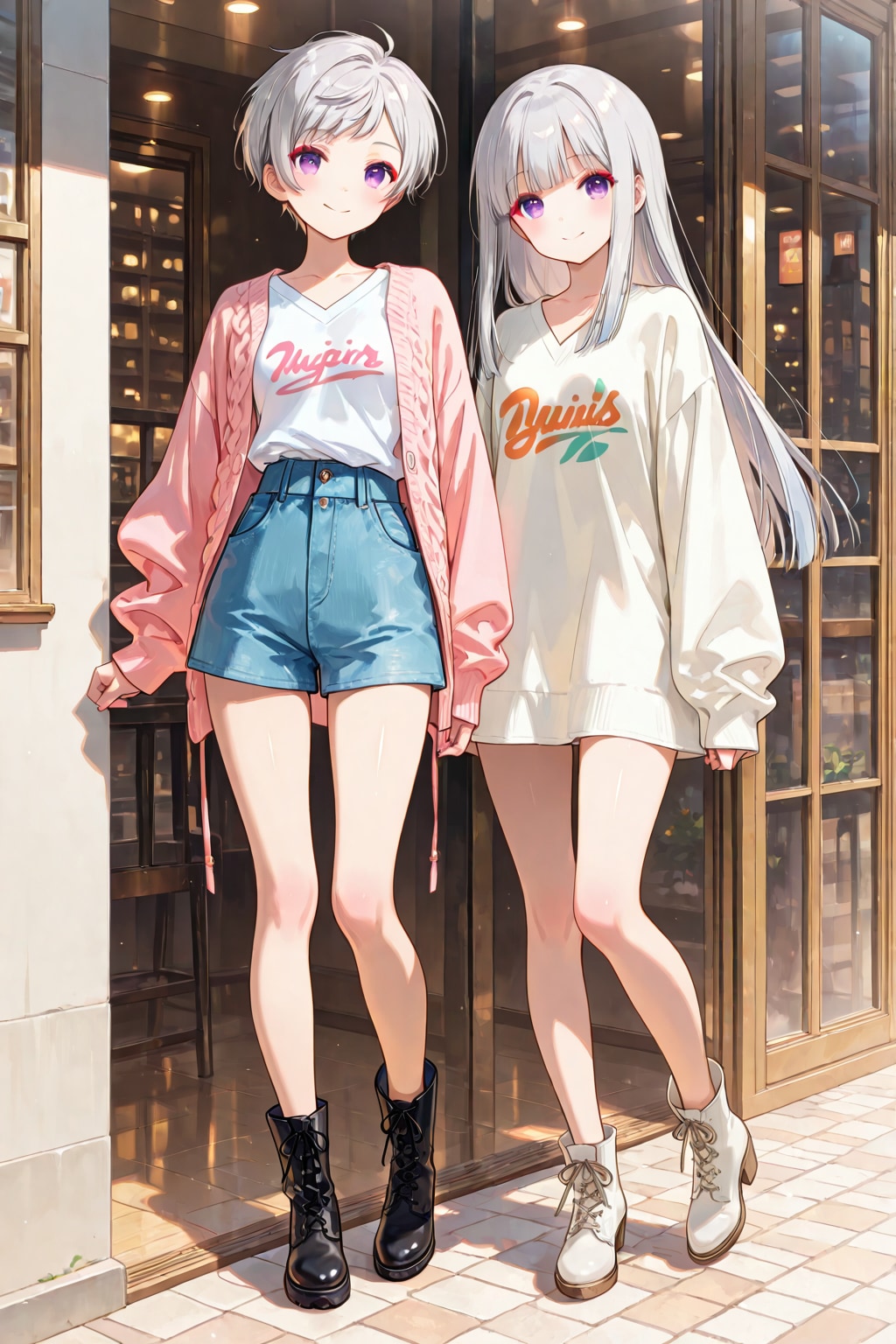 街ブラ | の人気AIイラスト・グラビア