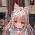 煌めく瞳の猫耳メイドさん 5枚目