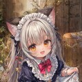煌めく瞳の猫耳メイドさん 2枚目
