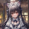 煌めく瞳の猫耳メイドさん 8枚目