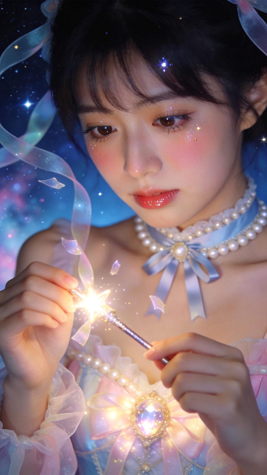 The Girl Who Painted Galaxies