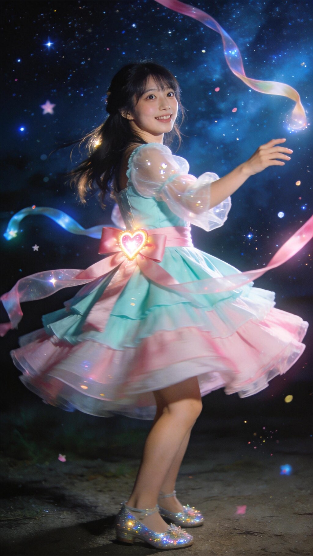 The Girl Who Painted Galaxies