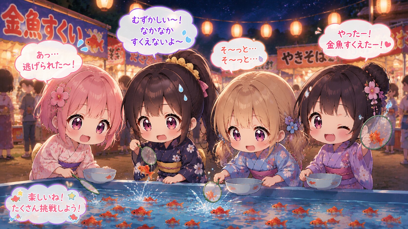 今日の夏休み（金魚すくい３）